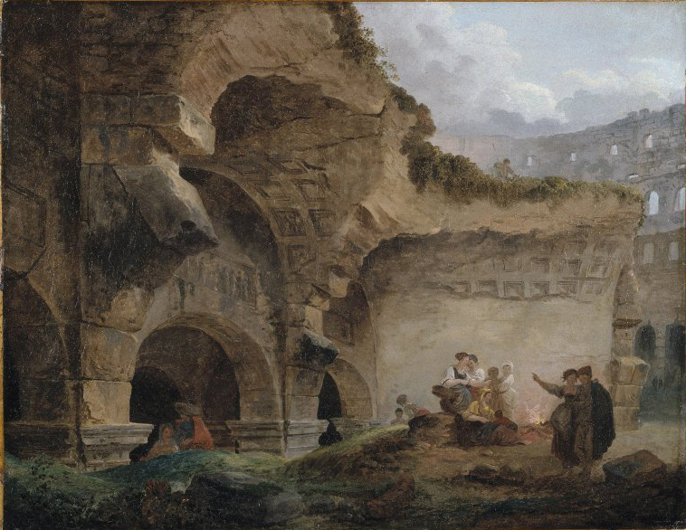 Washerwomen in the Ruins of the Colosseum